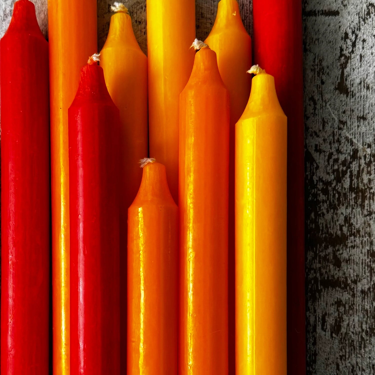 Orange & Yellow Candles