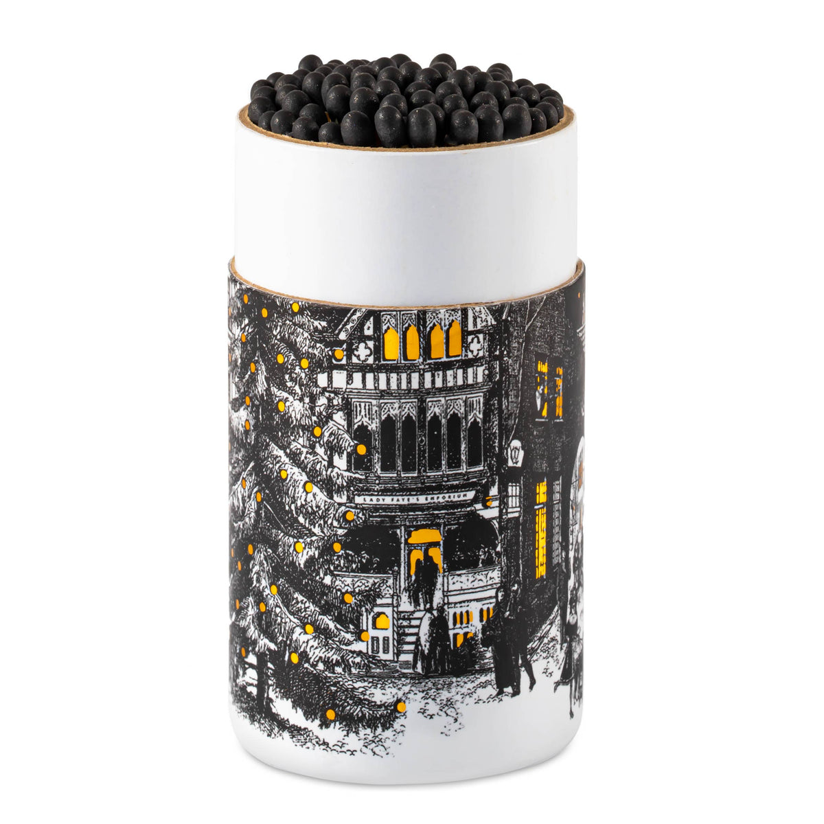 Starry Night | Large Cylinders - Christmas Safety Matches 🎄