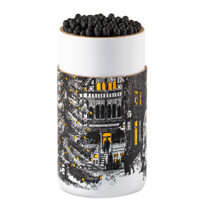 Starry Night | Large Cylinders - Christmas Safety Matches 🎄
