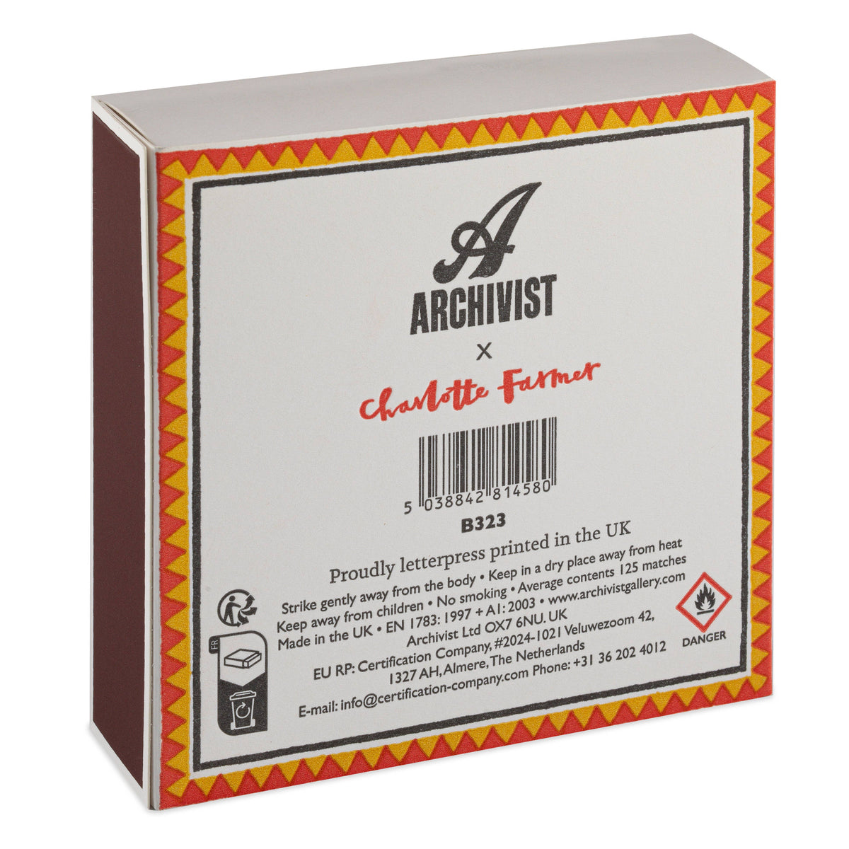 Elephant and Cheetah | Square - Safety Matches