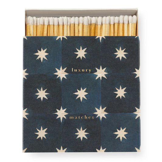 Navy Star Tile - Square - Safety Matches